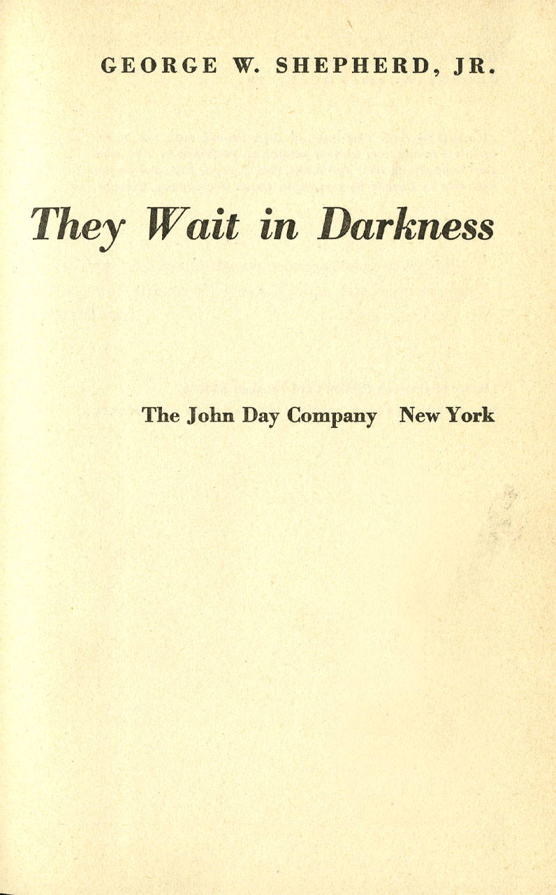 Cover of They Wait in Darkness