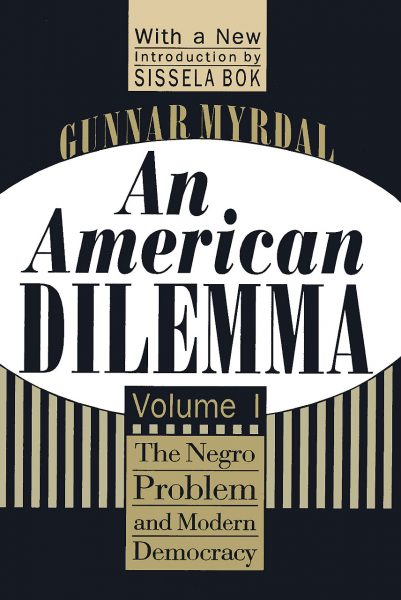 Cover of An American Dilemma