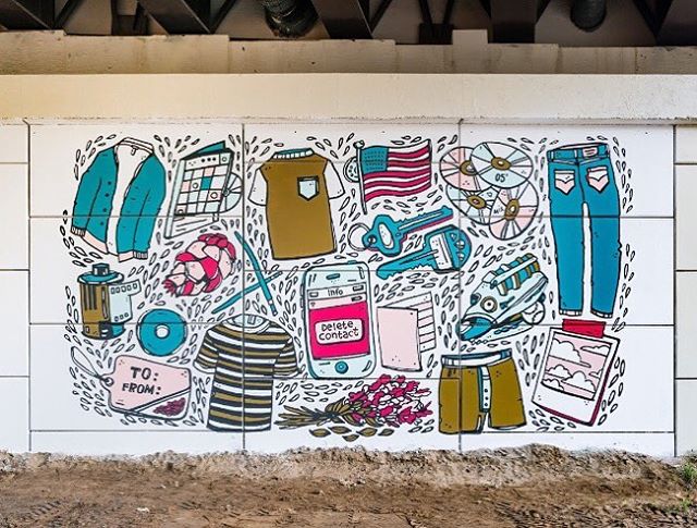 ARTIST: Amber Esner INSPIRATION: The End by Elizabeth Alexander from American Sublime. The poet won for Lifetime Achievement in 2010. LOCATION: East 9th Street Wall, east of Tower City Station